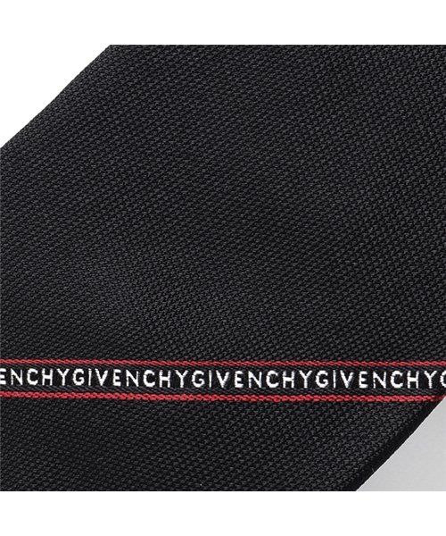 GIVENCHY(ジバンシィ)/J2632 1 イタリア製 シルク ネクタイ ナロータイ ブラック メンズ/img01