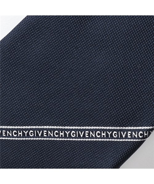 GIVENCHY(ジバンシィ)/J2632 9 イタリア製 シルク ネクタイ ナロータイ ネイビー メンズ/img01