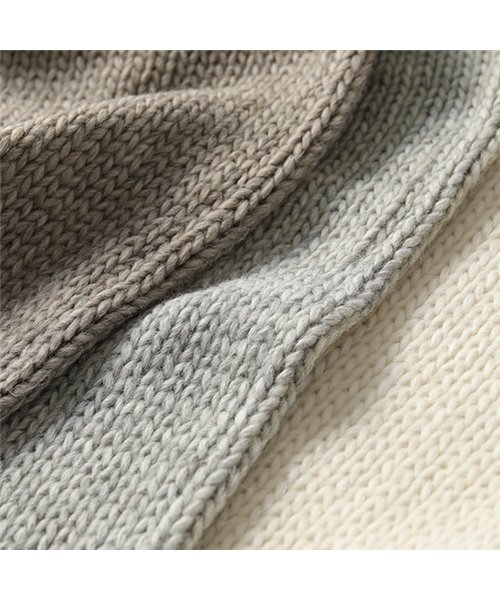 TWEED MILL(ツイードミル)/Chunky Knit Scarf ウール混 リブ マフラー ストール 無地 カラー3色 レディース/img02