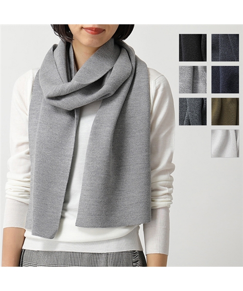 PINTAIL ピンテール MERINO SCARF メリノウール マフラー ストール ニット 無地 カラー7色 ユニセックス