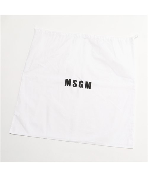 MSGM(MSGM)/2440 2540 MZ02 030 スウェット バックパック リュック バッグ デイパック ロゴプリント グレー /img07
