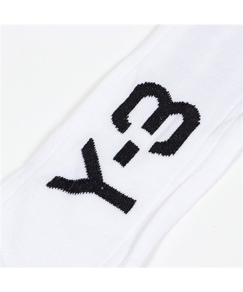 Y-3(ワイスリー)/adidas アディダス YOHJI YAMAMOTO FI6755 NYL SOCK リブ ハイソックス 靴下 ロゴ WHITE メンズ/img03