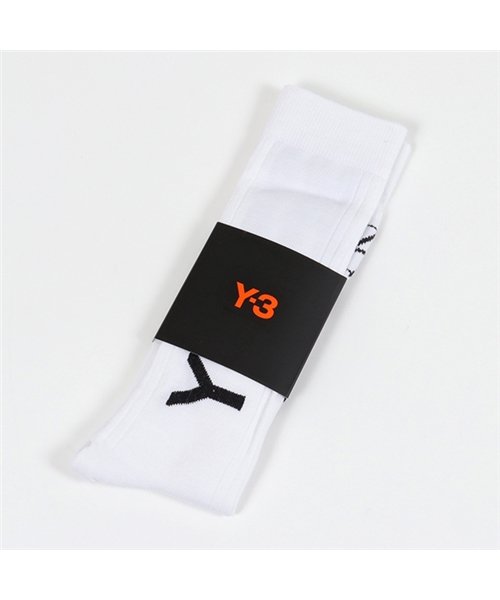 Y-3(ワイスリー)/adidas アディダス YOHJI YAMAMOTO FI6755 NYL SOCK リブ ハイソックス 靴下 ロゴ WHITE メンズ/img04