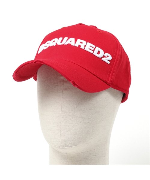DSQUARED2(ディースクエアード)/BCM0028 05C00001 M818 立体ロゴ刺繍 ベースボール キャップ 帽子 ダメージ加工 メンズ/img06