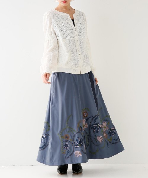 osharewalker(オシャレウォーカー)/『贅沢刺繍スカート』/img12