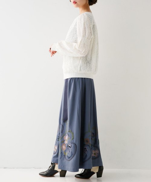 osharewalker(オシャレウォーカー)/『贅沢刺繍スカート』/img13
