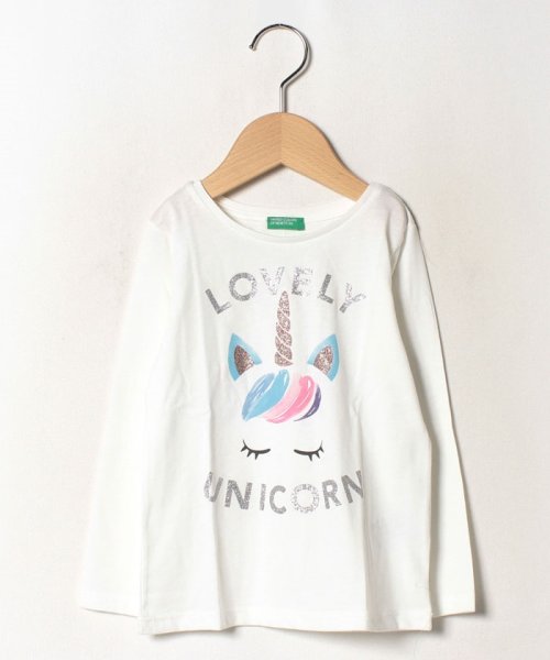 BENETTON (UNITED COLORS OF BENETTON GIRLS)(ユナイテッド　カラーズ　オブ　ベネトン　ガールズ)/メルヘンプリントTシャツ・カットソー/img02