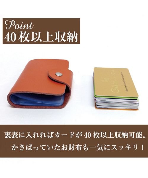 本革 カードケース 40枚収納 カードファイル ブック型 シンプル 牛革 カード ケース 名刺入れ 名刺ホルダー カードホルダー ビジネス レザー 男女兼用 名 エクレボ Exrevo Magaseek