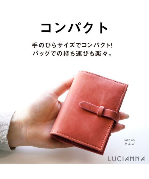 exrevo(エクレボ)/名刺入れ 牛革 レディース カードケース 縦型 コンパクト メンズ 40枚 大容量 クリア じゃばら シンプル 革 レザー ポイントカード カードホルダー カー/img12