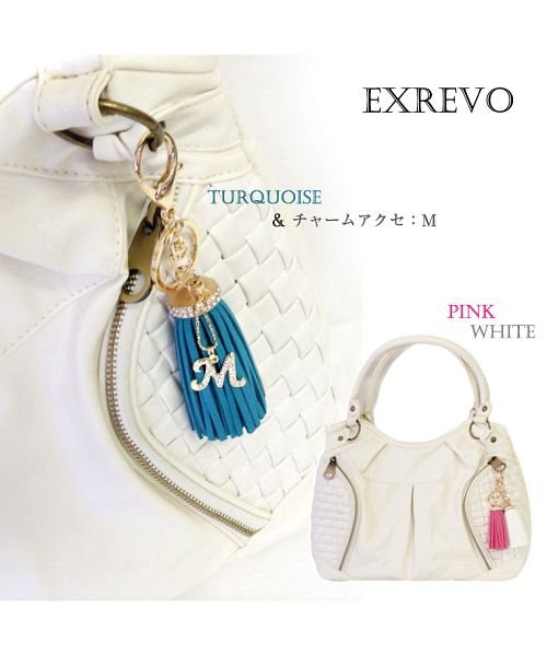 exrevo(エクレボ)/[タッセル キーホルダー]カラフル！【フリンジ タッセルチャーム ショート】 バッグ チャーム タッセル レディース ラインストーン キーリング キーチェーン /img10