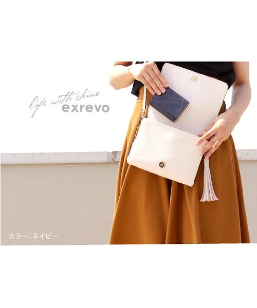 exrevo(エクレボ)/【ミニ財布 レディース】「三つ折り財布 本革 コンパクト」牛本革 極小財布 二つ折り財布 小さい財布 レザー カード収納 定期入れ 小銭入れ かわいい プチプラ/img18