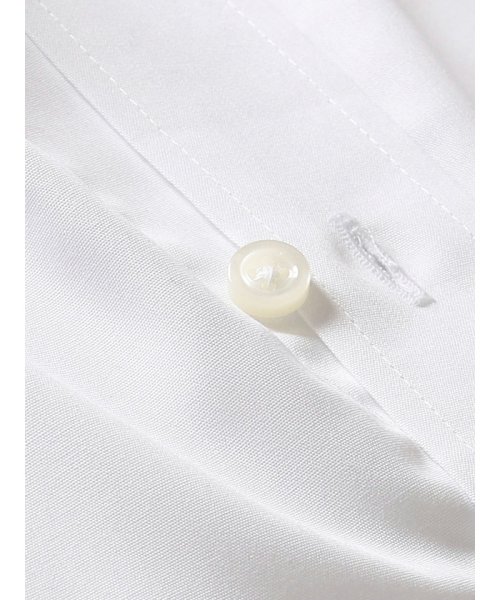 GRAND-BACK(グランバック)/【大きいサイズ】グランバック/GRAND－BACK　綿100%形態安定レギュラーカラー長袖ビジネスドレスシャツワイシャツ 白無地/img03