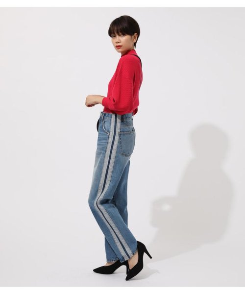 AZUL by moussy(アズールバイマウジー)/SIDE LINE DENIM STRAIGHT/img02