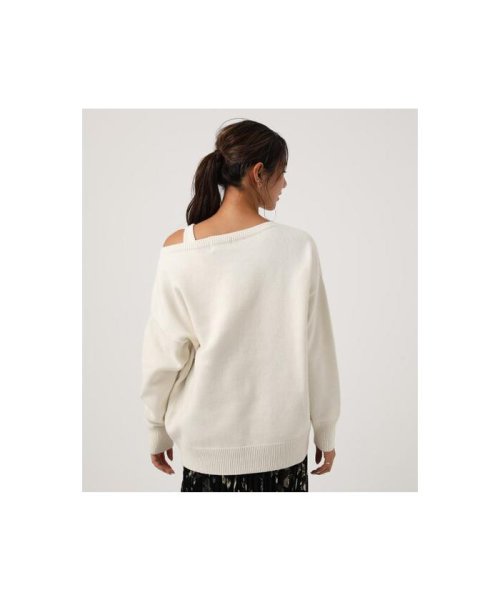 AZUL by moussy(アズールバイマウジー)/【11/4　ヒルナンデス！紹介】2WAY KNIT SET TOPS/img06