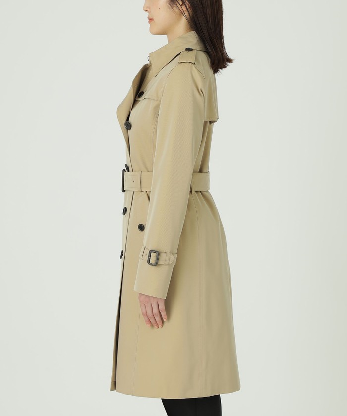 ＜100年コート＞ダブルトレンチコート(三陽格子)(502635465)｜阪急