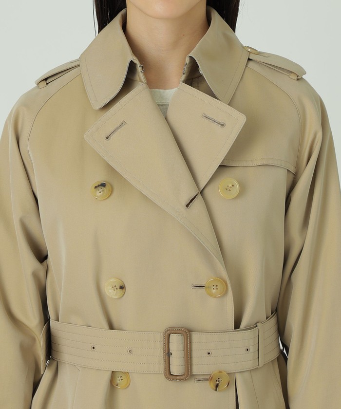 ＜100年コート＞クラシックダブルトレンチコート(三陽格子)(502635468