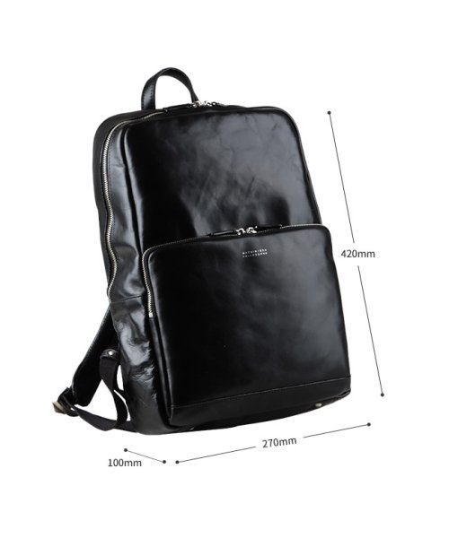 マッキントッシュフィロソフィー リュック ビジネスリュック 革 レザー シンプル A4 73113 メンズ ブレイヴァル T2695082356(20746円)