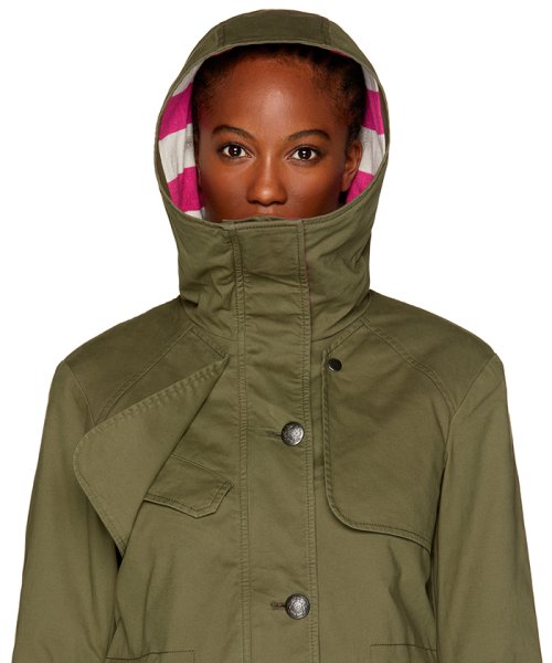 セール 配色ブランドロゴモッズコート ベネトン レディース Benetton Women Magaseek