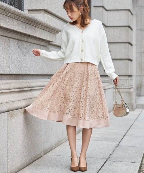 セール 美人百花10月号掲載 後ろレースアップデザインカーディガン トッコクローゼット Tocco Closet Magaseek