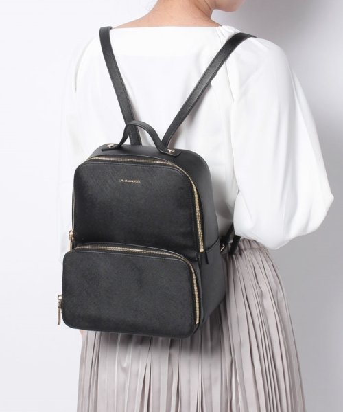 セール 型押しレザー リュックサック ラ バガジェリー La Bagagerie Magaseek