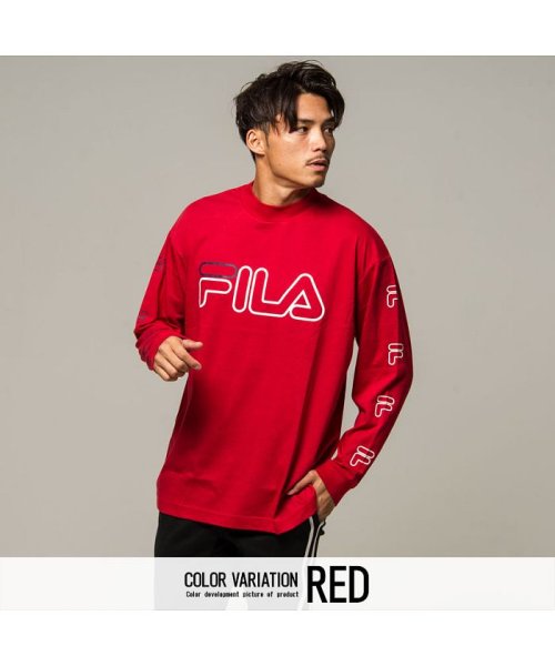 FILA(フィラ)/FILA【フィラ】袖プリントクルーネック長袖Tシャツ/img07