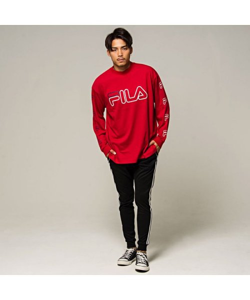 FILA(フィラ)/FILA【フィラ】袖プリントクルーネック長袖Tシャツ/img08