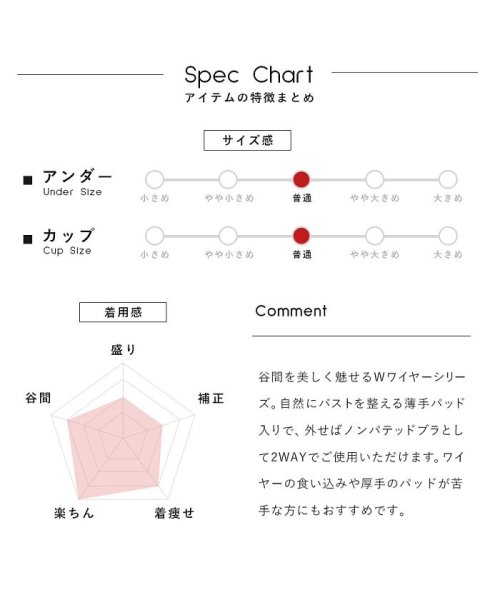 tu-hacci(ツーハッチ)/2wayカップ 総レースブラ＆ショーツ【グラマーサイズ】/img14