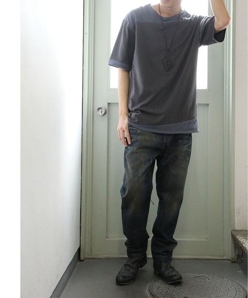 osharewalker(オシャレウォーカー)/『日本製シンプル配色Tシャツ』/img01