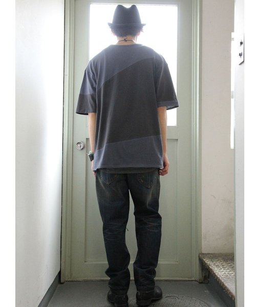 osharewalker(オシャレウォーカー)/『日本製シンプル配色Tシャツ』/img03