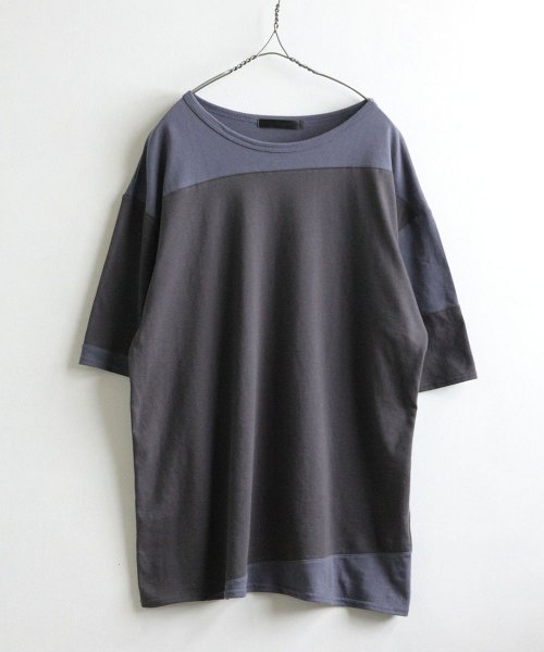 osharewalker(オシャレウォーカー)/『日本製シンプル配色Tシャツ』/img06