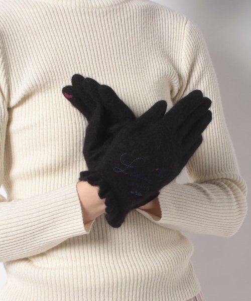 セール ラクーンヤーンlb縫手袋 ランバンオンブルー 手袋 Lanvin En Bleu Glove Magaseek