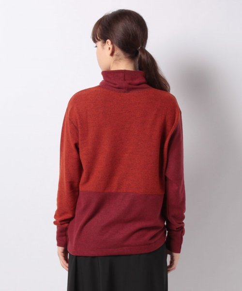 オフタートルネックフリース切り替えトップス ベネトン レディース Benetton Women Magaseek
