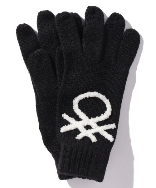 BENETTON (women)(ベネトン（レディース）)/フィンガーロゴニットグローブ・手袋JCC/img01