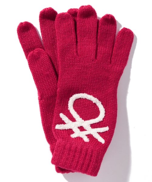 BENETTON (women)(ベネトン（レディース）)/フィンガーロゴニットグローブ・手袋JCC/img05