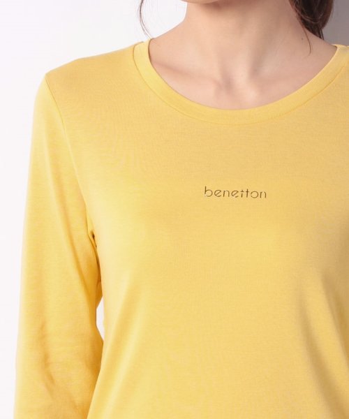 BENETTON (women)(ベネトン（レディース）)/ロゴクルーネック長袖Tシャツ・カットソー/img31