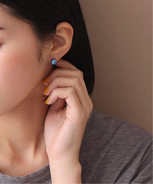 インディゴパール8mm1粒ピアスK10(両耳) インディゴパール8mm1粒ピアスK10(両耳) BCD1402172373 (10725円)