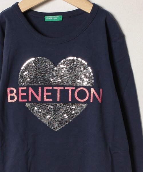 BENETTON (UNITED COLORS OF BENETTON GIRLS)(ユナイテッド　カラーズ　オブ　ベネトン　ガールズ)/オーガニックコットンピーチスキンロゴTシャツ・カットソー/img14
