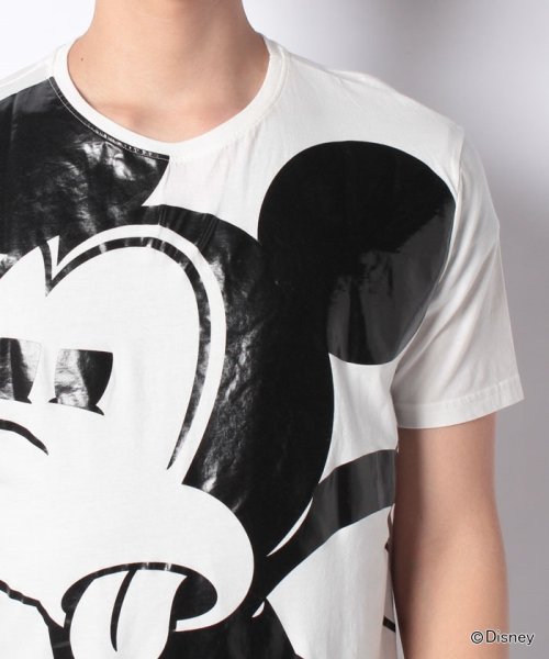 BENETTON (mens)(ベネトン（メンズ）)/【Disney（ディズニー）コラボ】ミッキーマウスループロゴTシャツ・カットソー/img09