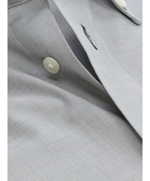 TAKA-Q(タカキュー)/形態安定吸水速乾スリムフィット ボタンダウン長袖ビジネスドレスシャツワイシャツ/img03