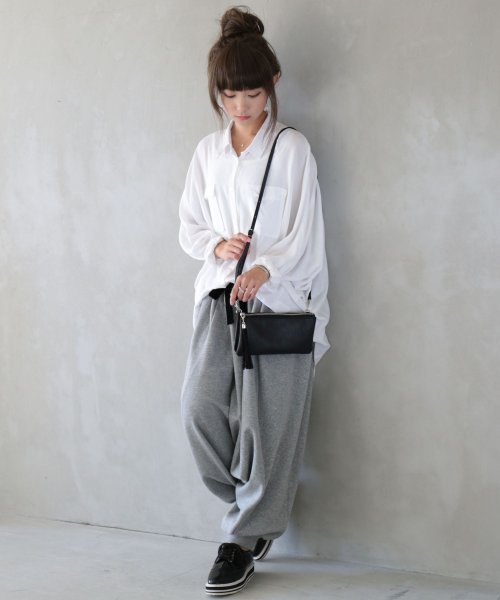 osharewalker(オシャレウォーカー)/『裏シャギーサルエルパンツ』/img08