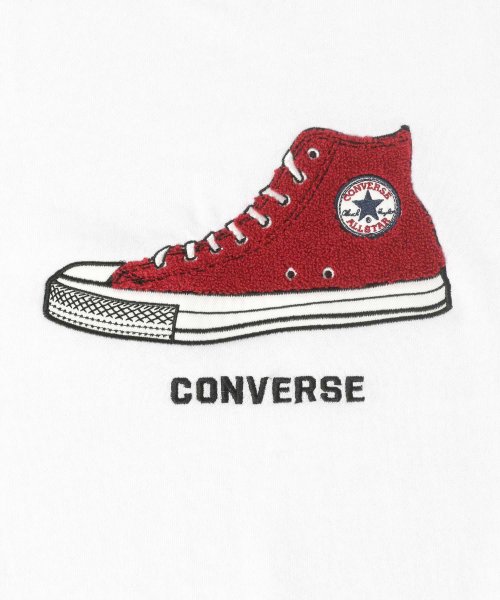 LAZAR(ラザル)/【Lazar】CONVERSE/コンバース サガラシューズ刺繍クルーネックスウェット/img25