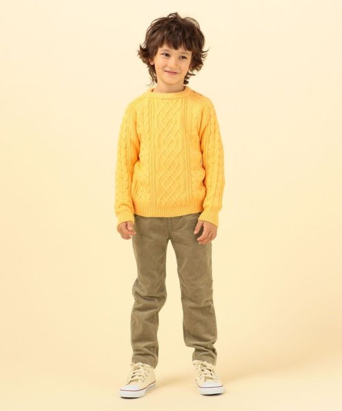 SHIPS KIDS(シップスキッズ)/SHIPS KIDS:〈洗濯機可能〉アラン シルキーニット(100～130cm)/img10