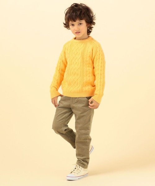 SHIPS KIDS(シップスキッズ)/SHIPS KIDS:〈洗濯機可能〉アラン シルキーニット(100～130cm)/img11