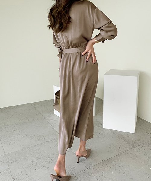 セール Naning9 ナンニング カシュクールシャツワンピース ナンニング Naning9 Magaseek