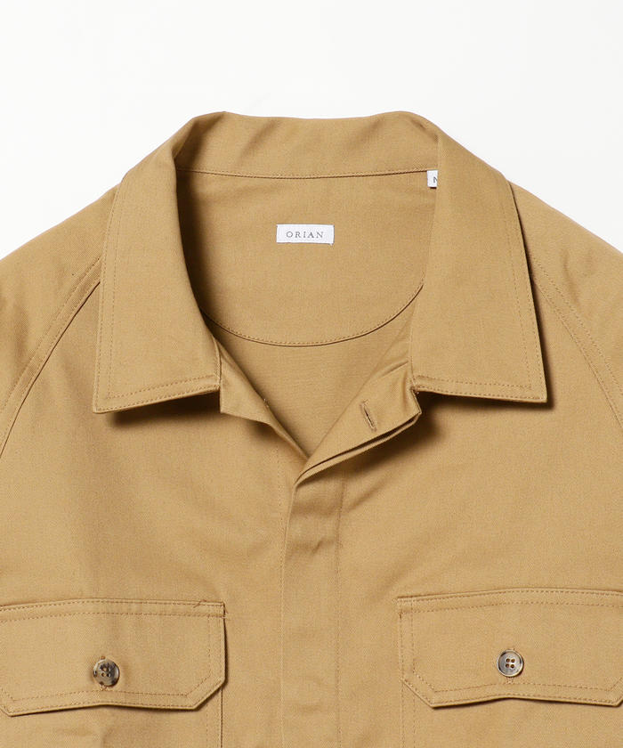 第1位獲得 Orian コットンチノ シャツブルゾン シャツ ブラウス Sutevalle Org