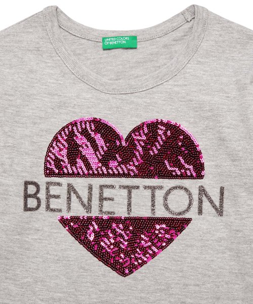 BENETTON (UNITED COLORS OF BENETTON GIRLS)(ユナイテッド　カラーズ　オブ　ベネトン　ガールズ)/オーガニックコットンピーチスキンロゴTシャツ・カットソー/img06