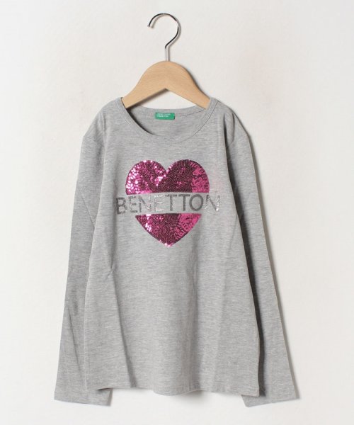 BENETTON (UNITED COLORS OF BENETTON GIRLS)(ユナイテッド　カラーズ　オブ　ベネトン　ガールズ)/オーガニックコットンピーチスキンロゴTシャツ・カットソー/img07