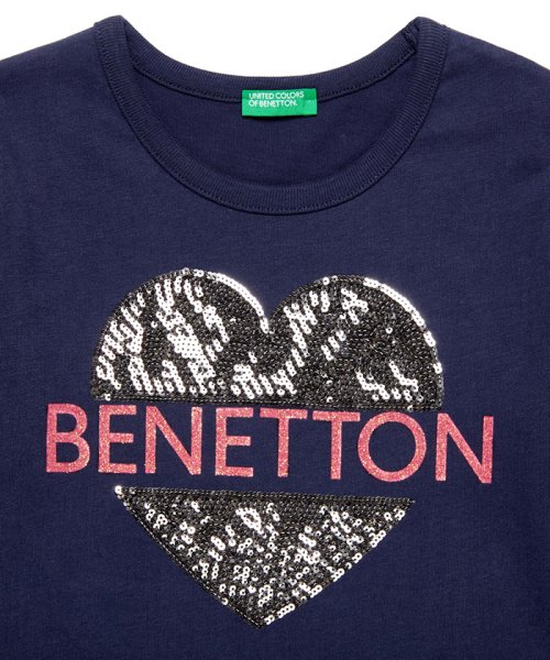 BENETTON (UNITED COLORS OF BENETTON GIRLS)(ユナイテッド　カラーズ　オブ　ベネトン　ガールズ)/オーガニックコットンピーチスキンロゴTシャツ・カットソー/img11