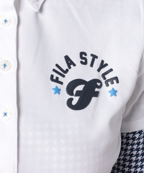 FILA GOLF(フィラゴルフ（レディース）)/ハンソデポロシャツ/img08