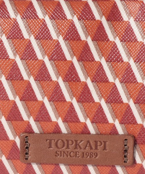 TOPKAPI(トプカピ)/TOPKAPI PVC・幾何柄スクエアポーチ 日本製 FRESCO フレスコ/img11